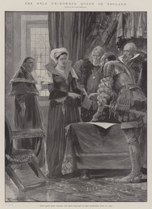 De enige ongekroonde koningin van Engeland